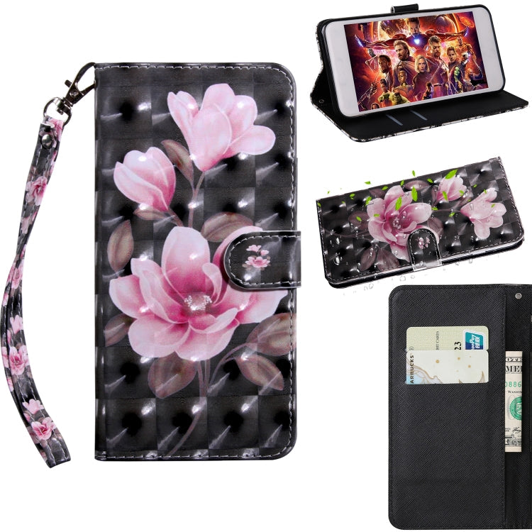 3D Painting Pattern Coloured Drawing Horizontal Flip TPU + PU Leather Case with Holder & Card Slots & Wallet, For Huawei P Smart Z, For Huawei Honor 8A Pro