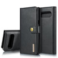 DG.MING Crazy Horse Texture Flip Detachable Magnetic Leather Case with Holder & Card Slots & Wallet, for Galaxy S10 5G
