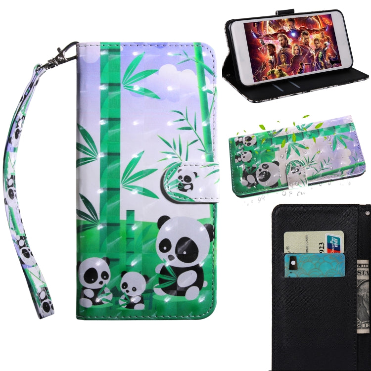3D Painting Pattern Coloured Drawing Horizontal Flip TPU + PU Leather Case with Holder & Card Slots & Wallet, For Galaxy A40, For Galaxy A70