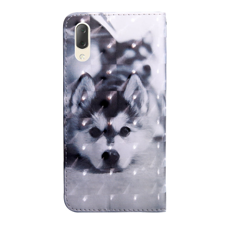 3D Painting Pattern Coloured Drawing Horizontal Flip TPU + PU Leather Case with Holder & Card Slots & Wallet, For Sony Xperia L3