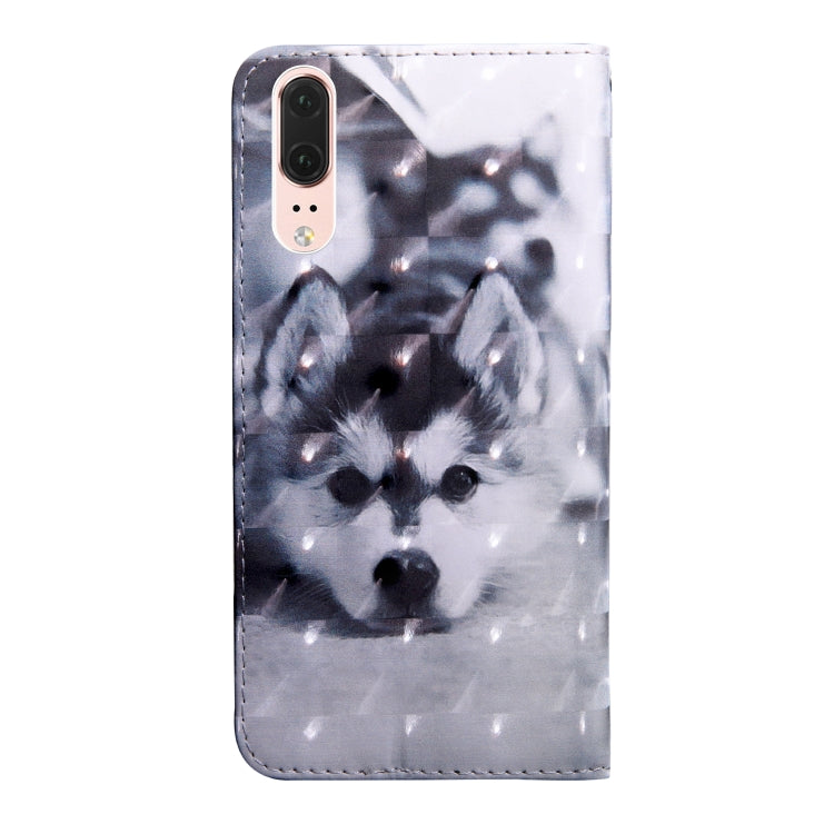 3D Painting Pattern Coloured Drawing Horizontal Flip TPU + PU Leather Case with Holder & Card Slots & Wallet, For Huawei P20 Pro, For Huawei Y5