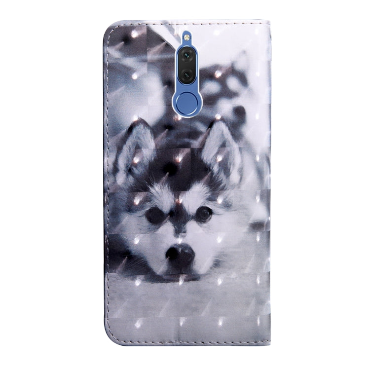 3D Painting Pattern Coloured Drawing Horizontal Flip TPU + PU Leather Case with Holder & Card Slots & Wallet, For Huawei Maimang 6 / Mate 10 Lite, For Huawei Honor 8X, For Honor 8X