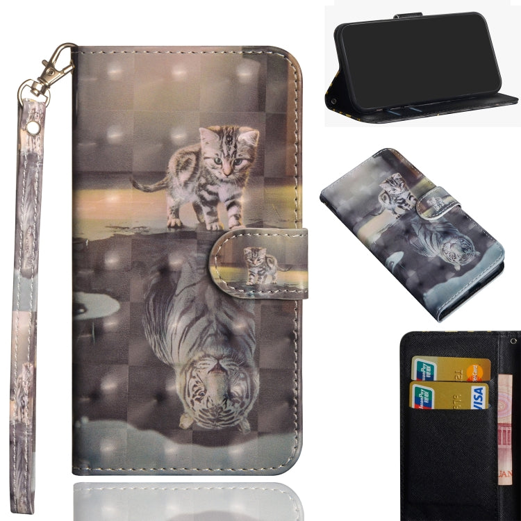 3D Painting Pattern Coloured Drawing Horizontal Flip TPU + PU Leather Case with Holder & Card Slots & Wallet, For Google Pixel 3A, For Google Pixel 3A XL