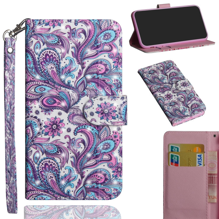3D Painting Pattern Coloured Drawing Horizontal Flip TPU + PU Leather Case with Holder & Card Slots & Wallet, For Google Pixel 3A, For Google Pixel 3A XL