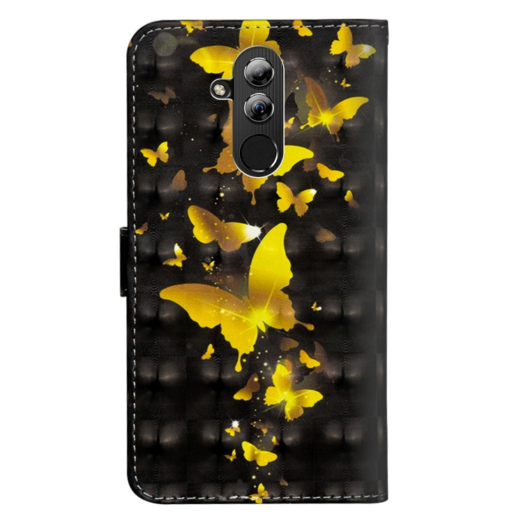3D Painting Pattern Horizontal Flip TPU + PU Leather Case with Holder & Card Slots & Wallet, For Huawei Mate 20 Lite, For Huawei Honor 20i