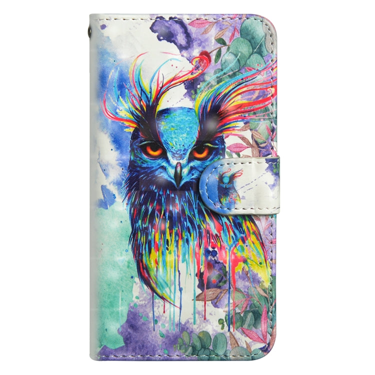 3D Painting Pattern Horizontal Flip TPU + PU Leather Case with Holder & Card Slots & Wallet, For Huawei Y7 (2019) / Y7 Pro (2019) / Y7 Prime (2019), For Huawei Honor 8X