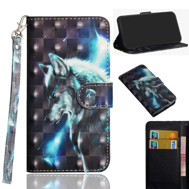3D Painting Pattern Horizontal Flip TPU + PU Leather Case with Holder & Card Slots & Wallet, For Galaxy A9 (2018), For Galaxy A10