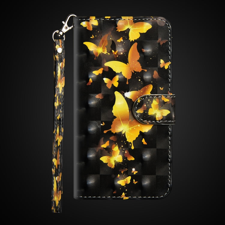 3D Painting Pattern Horizontal Flip TPU + PU Leather Case with Holder & Card Slots & Wallet, For Galaxy A20e, For Galaxy A40