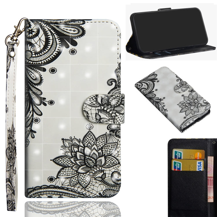 3D Painting Pattern Horizontal Flip TPU + PU Leather Case with Holder & Card Slots & Wallet, For Galaxy A20e, For Galaxy A40