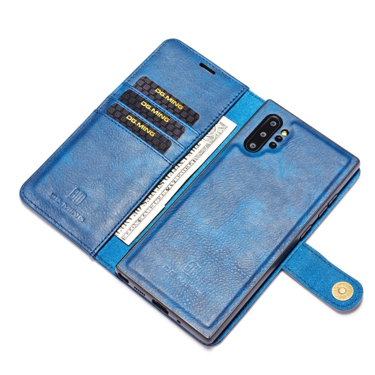 DG.MING Crazy Horse Texture Flip Detachable Magnetic Leather Case with Holder & Card Slots & Wallet, For Samsung Galaxy Note 10+, For iPhone 11 Pro Max, for iPhone 11 Pro, for Galaxy Note 10, for Galaxy Note 10+, for iPhone 11, For Samsung Galaxy Note 10
