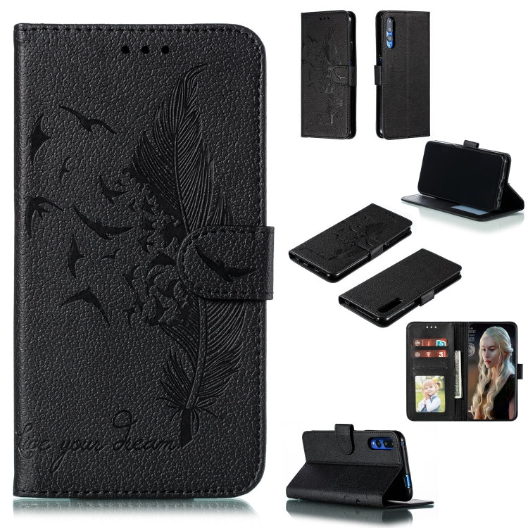 Feather Pattern Litchi Texture Horizontal Flip Leather Case with Wallet & Holder & Card Slots, For Huawei Honor 9X Pro, For Huawei Honor 10i / P Smart+ 2019 / Honor 20i / Honor 10 Lite, For Huawei Honor 20, For Huawei Honor 20 Pro