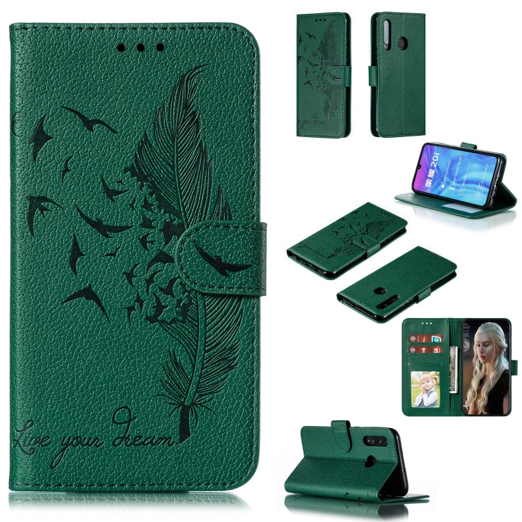 Feather Pattern Litchi Texture Horizontal Flip Leather Case with Wallet & Holder & Card Slots, For Huawei Honor 9X Pro, For Huawei Honor 10i / P Smart+ 2019 / Honor 20i / Honor 10 Lite, For Huawei Honor 20, For Huawei Honor 20 Pro