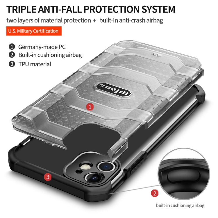 wolns Explorer Series PC+TPU Protective Case, For iPhone 11, For iPhone 11 Pro, For iPhone 11 Pro Max, For iPhone 12 mini, For iPhone 12 / 12 Pro, For iPhone 12 Pro Max