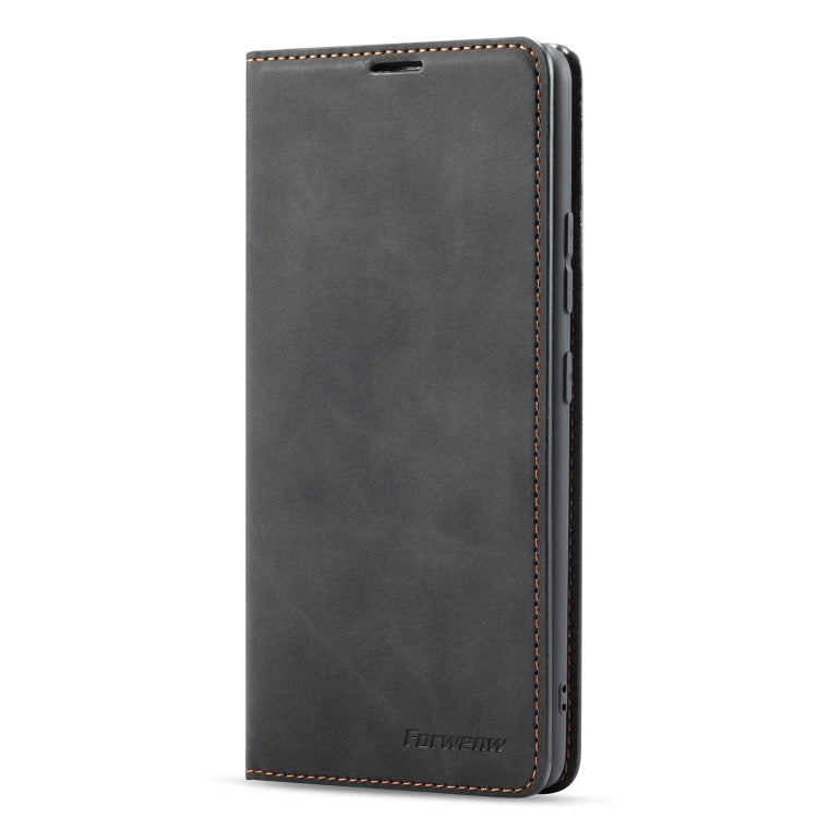Forwenw Dream Series Oil Edge Strong Magnetism Horizontal Flip Leather Case with Holder & Card Slots & Wallet & Photo Frame, For Samsung Galaxy A42 5G