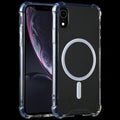 For iPhone XR Clear Four-corner Airbag Magnetic Shockproof Protective Magsafe Case, For iPhone XR, For iPhone XS Max