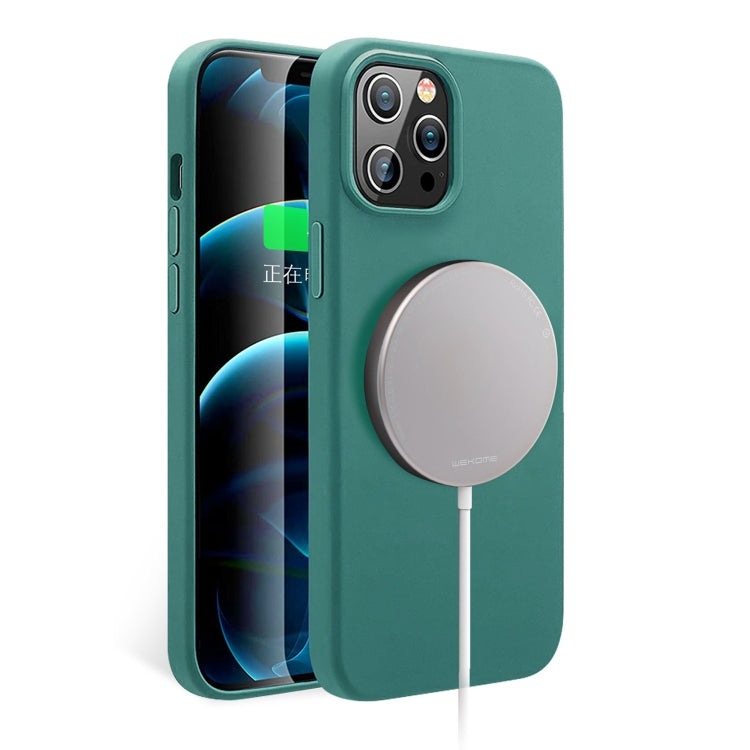 WK WPC-005 iDeal Series Magnetic Liquid Silicone Full Coverage Shockproof Magsafe Case with Magsafe Charging Magnet, For iPhone 12 / 12 Pro, For iPhone 12 Pro Max