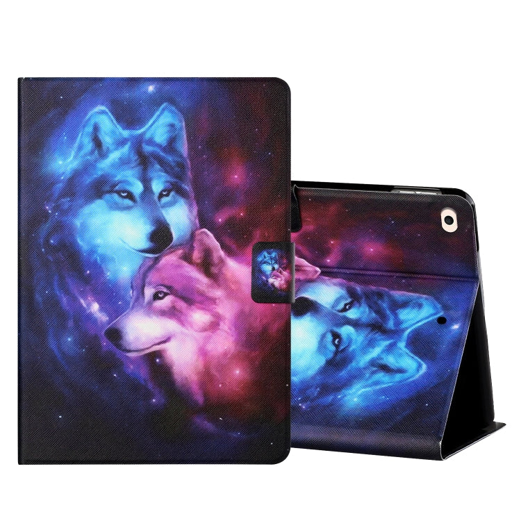 Colored Drawing Horizontal Flip Leather Case with Holder & Card Slots & Sleep / Wake-up Function, For iPad Mini 5/4/3/2/1, For iPad 10.2 / iPad Air 10.5 （2019） / iPad Pro 10.5 inch, For iPad Air / Air 2 / 2017 / 2018                                    ...