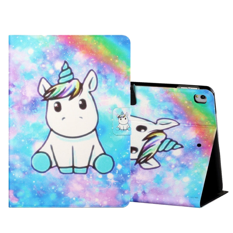 Colored Drawing Horizontal Flip Leather Case with Holder & Card Slots & Sleep / Wake-up Function, For iPad Mini 5/4/3/2/1, For iPad 10.2 / iPad Air 10.5 （2019） / iPad Pro 10.5 inch, For iPad Air / Air 2 / 2017 / 2018                                    ...