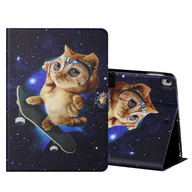 Colored Drawing Horizontal Flip Leather Case with Holder & Card Slots & Sleep / Wake-up Function, For iPad Mini 5/4/3/2/1, For iPad 10.2 / iPad Air 10.5 （2019） / iPad Pro 10.5 inch, For iPad Air / Air 2 / 2017 / 2018                                    ...