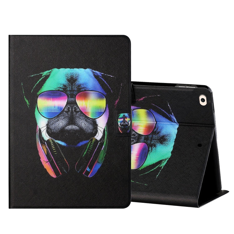 Colored Drawing Horizontal Flip Leather Case with Holder & Card Slots & Sleep / Wake-up Function, For iPad Mini 5/4/3/2/1, For iPad 10.2 / iPad Air 10.5 （2019） / iPad Pro 10.5 inch, For iPad Air / Air 2 / 2017 / 2018                                    ...