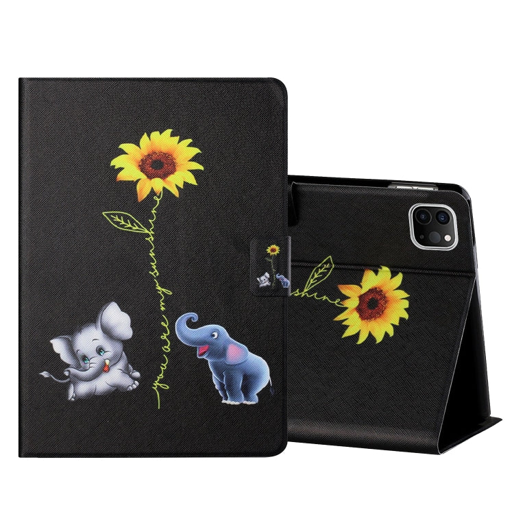 Colored Drawing Horizontal Flip Leather Case with Holder & Card Slots & Sleep / Wake-up Function, For iPad Mini 5/4/3/2/1, For iPad 10.2 / iPad Air 10.5 （2019） / iPad Pro 10.5 inch, For iPad Air / Air 2 / 2017 / 2018                                    ...