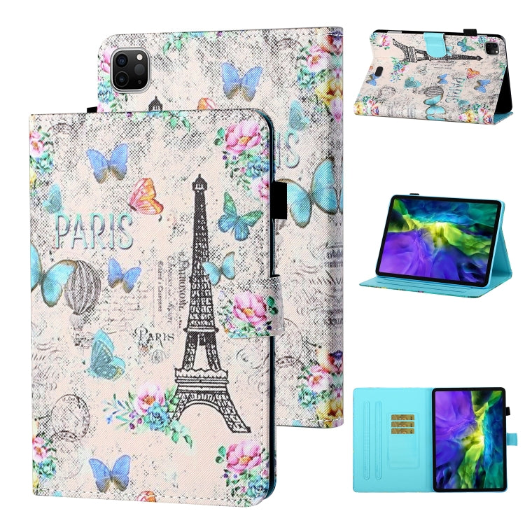 Coloured Drawing Stitching Horizontal Flip Leather Case with Holder & Card Slot & Sleep / Wake-up Function, For iPad Pro 11 (2020) / (2018), For iPad 10.2 2021 / 2020 / 2019 / Air (2019), For iPad Air / Air 2 / 9.7 (2017) & (2018)                      ...