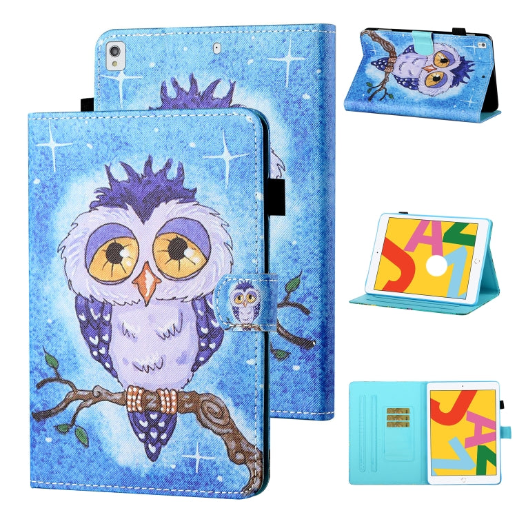Coloured Drawing Stitching Horizontal Flip Leather Case with Holder & Card Slot & Sleep / Wake-up Function, For iPad Pro 11 (2020) / (2018), For iPad 10.2 2021 / 2020 / 2019 / Air (2019), For iPad Air / Air 2 / 9.7 (2017) & (2018)                      ...