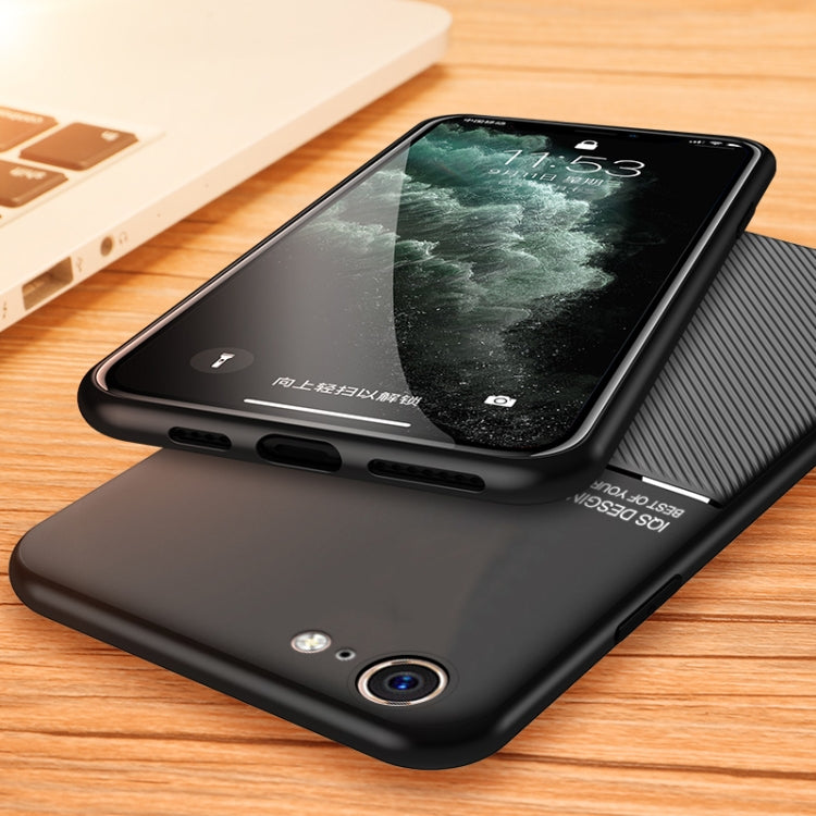 Classic Tilt Strip Grain Magnetic Shockproof PC + TPU Case, For iPhone 6, For iPhone 6 Plus, For iPhone 8 Plus / 7 Plus, For iPhone 11, For iPhone 11 Pro, For iPhone 11 Pro Max