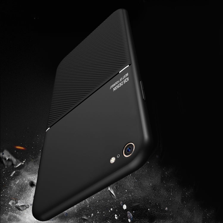 Classic Tilt Strip Grain Magnetic Shockproof PC + TPU Case, For iPhone 6, For iPhone 6 Plus, For iPhone 8 Plus / 7 Plus, For iPhone 11, For iPhone 11 Pro, For iPhone 11 Pro Max