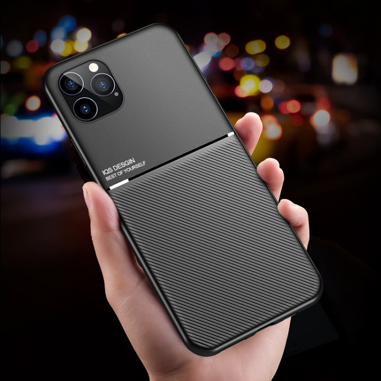 Classic Tilt Strip Grain Magnetic Shockproof PC + TPU Case, For iPhone 12 mini, For iPhone 12 / 12 Pro, For iPhone 12 Pro Max