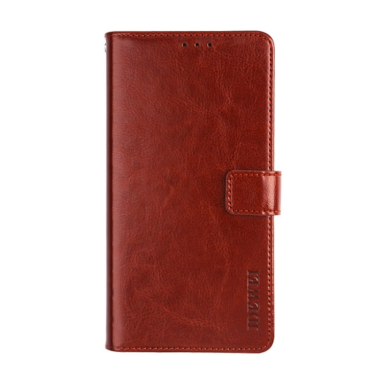 idewei Crazy Horse Texture Horizontal Flip Leather Case with Holder & Card Slots & Wallet, For Fujitsu Arrows RX, For OPPO Reno5 5G, For OPPO Reno5 Pro 5G