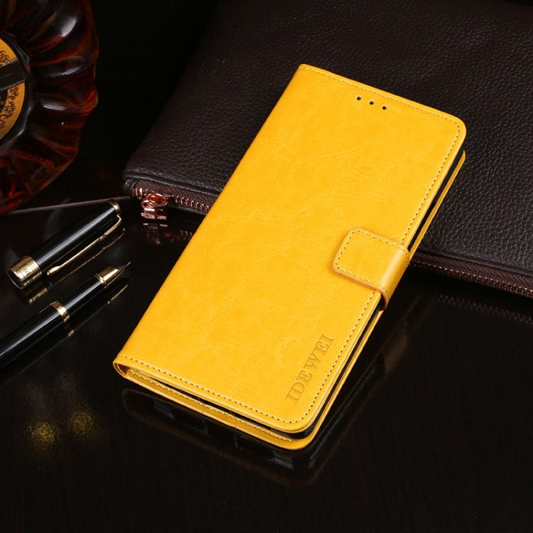 idewei Crazy Horse Texture Horizontal Flip Leather Case with Holder & Card Slots & Wallet, For Fujitsu Arrows RX, For OPPO Reno5 5G, For OPPO Reno5 Pro 5G