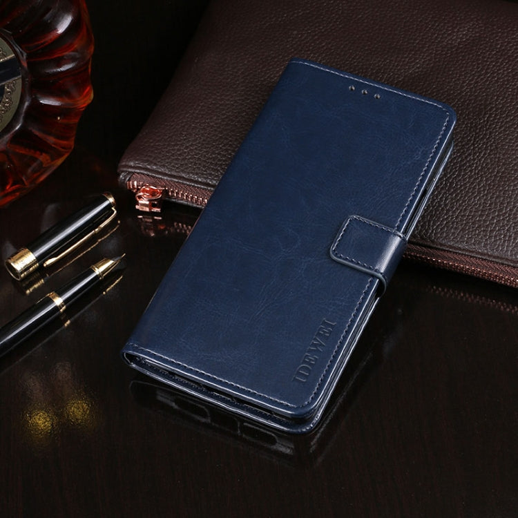 idewei Crazy Horse Texture Horizontal Flip Leather Case with Holder & Card Slots & Wallet, For Fujitsu Arrows RX, For OPPO Reno5 5G, For OPPO Reno5 Pro 5G