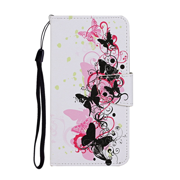 Colored Drawing Pattern Horizontal Flip Leather Case with Holder & Card Slots & Wallet & Lanyard, For Samsung Galaxy S21+ 5G, For Samsung Galaxy S21 Ultra 5G