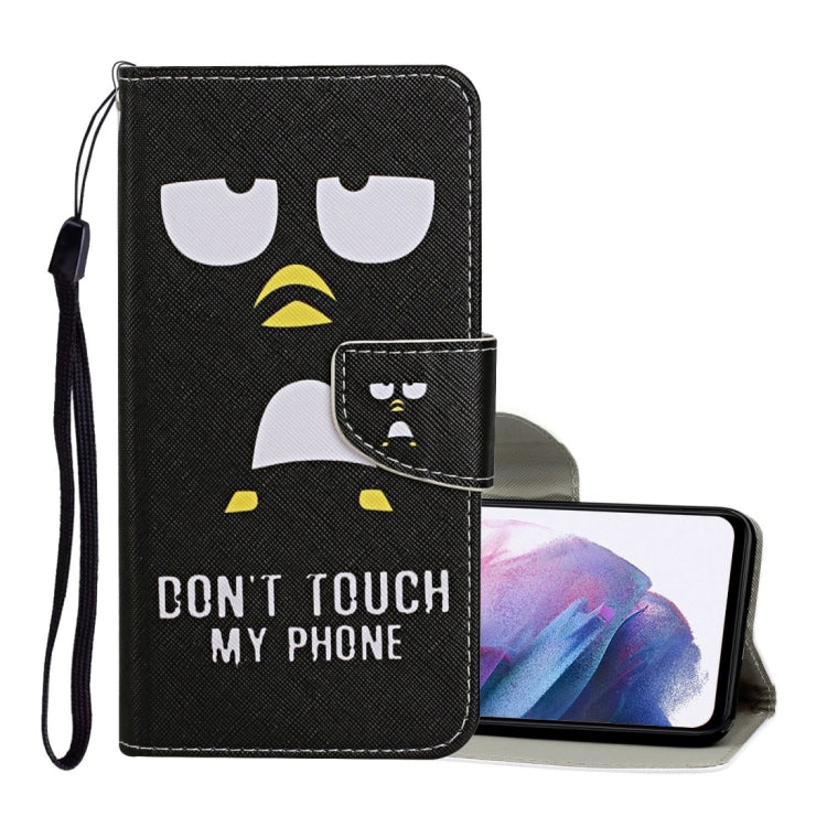 Colored Drawing Pattern Horizontal Flip Leather Case with Holder & Card Slots & Wallet & Lanyard, For Samsung Galaxy S21+ 5G, For Samsung Galaxy S21 Ultra 5G