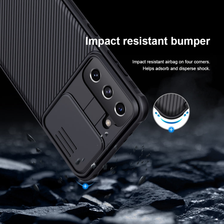 NILLKIN Black Mirror Pro Series Camshield Full Coverage Dust-proof Scratch Resistant Phone Case, For Samsung Galaxy S21 5G, For Samsung Galaxy S21 Ultra 5G