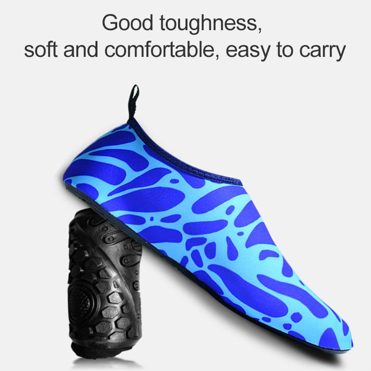 Non-slip Wear-resisting Thick Rubber Sole Diving Shoes and  Socks, One Pair, XXXS, XXS