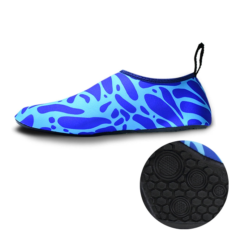 Non-slip Wear-resisting Thick Rubber Sole Diving Shoes and  Socks, One Pair, XXXS, XXS