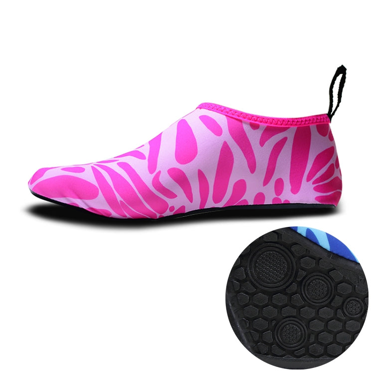 Non-slip Wear-resisting Thick Rubber Sole Diving Shoes and  Socks, One Pair, XXXL