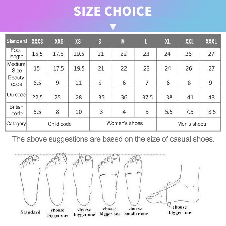 Non-slip Plastic Grain Texture Thick Cloth Sole Solid Color Diving Shoes and Socks, One Pair, M, L, XL, XXL