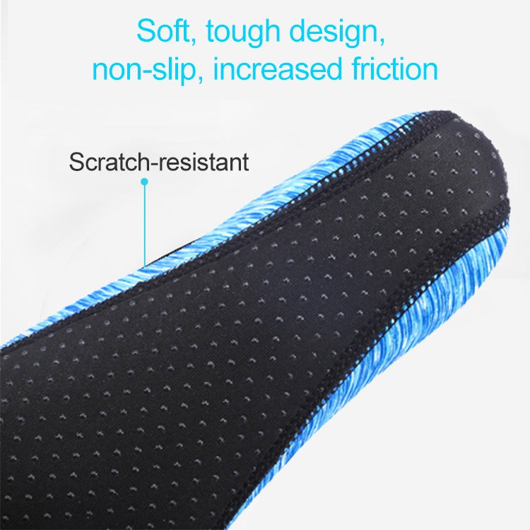 Non-slip Plastic Grain Texture Thick Cloth Sole Printing Diving Shoes and Socks, One Pair, XXXS, XXS, XS, S