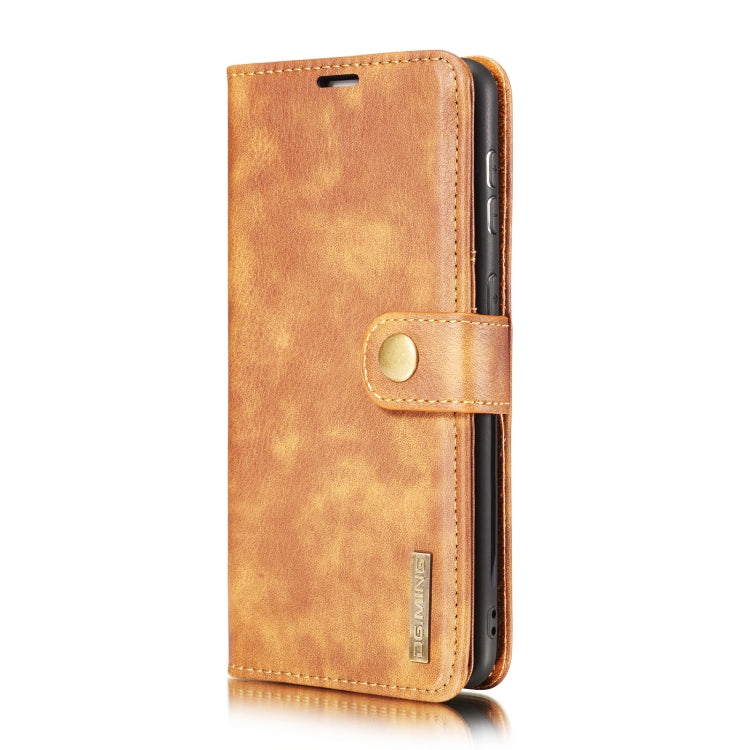 DG.MING Crazy Horse Texture Flip Detachable Magnetic Leather Case with Holder & Card Slots & Wallet, For Samsung Galaxy S21 5G, For Samsung Galaxy S21+ 5G, For Samsung Galaxy S21 Ultra 5G