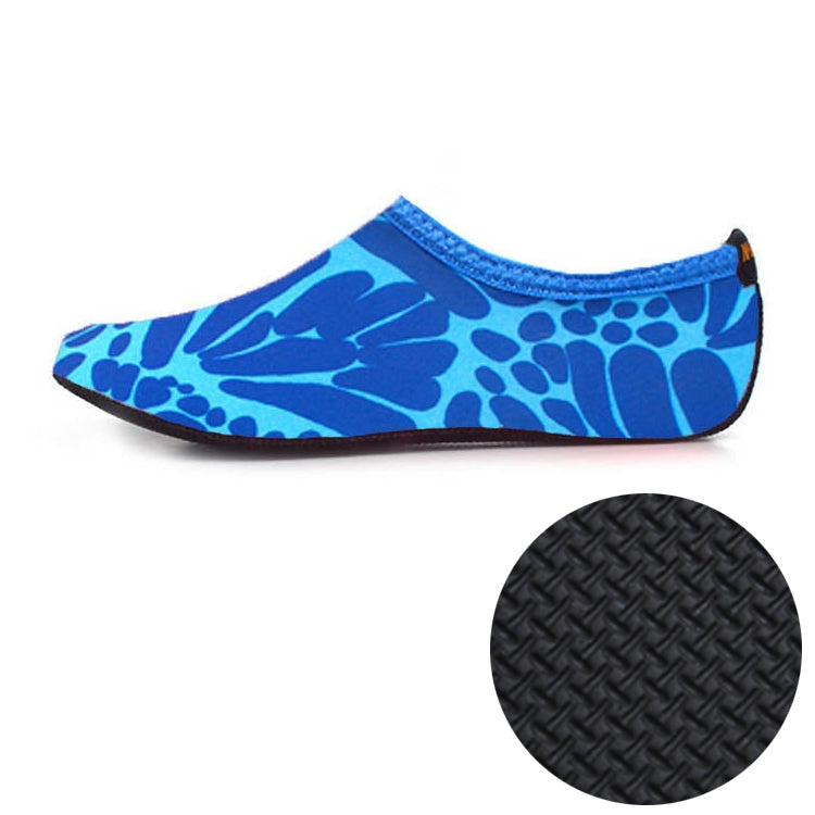 3mm Non-slip Rubber Embossing Texture Sole Figured Diving Shoes and Socks, One Pair, XL, XXL, XXXL