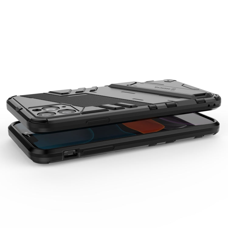 Punk Armor 2 in 1 PC + TPU Shockproof Case with Invisible Holder, For iPhone 11 Pro Max, For iPhone X / XS, For iPhone XR