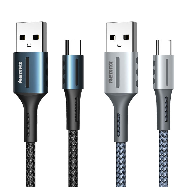 Remax 2.4A Barrett Series Charging Data Cable, Length: 1m, Type-C