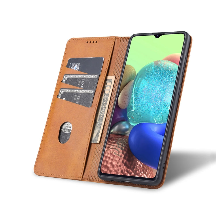 AZNS Magnetic Calf Texture Horizontal Flip Leather Case with Card Slots & Holder & Wallet, For Samsung Galaxy A02s, For Samsung Galaxy A52 5G / 4G, For Samsung Galaxy A72 5G / 4G