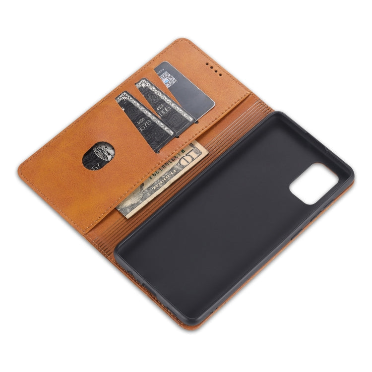AZNS Magnetic Calf Texture Horizontal Flip Leather Case with Card Slots & Holder & Wallet, For Samsung Galaxy A02s, For Samsung Galaxy A52 5G / 4G, For Samsung Galaxy A72 5G / 4G