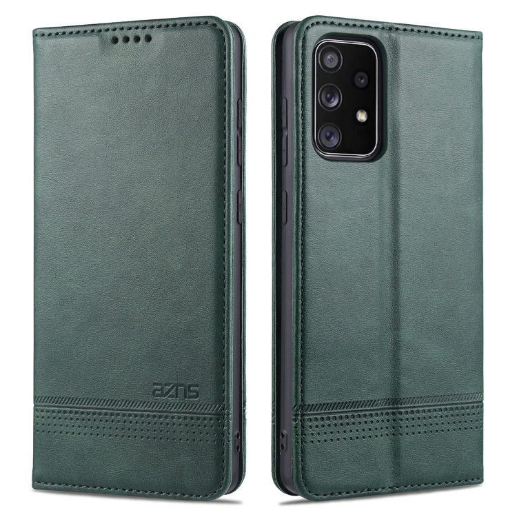AZNS Magnetic Calf Texture Horizontal Flip Leather Case with Card Slots & Holder & Wallet, For Samsung Galaxy A02s, For Samsung Galaxy A52 5G / 4G, For Samsung Galaxy A72 5G / 4G