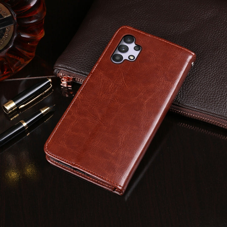 idewei Crazy Horse Texture Horizontal Flip Leather Case with Holder & Card Slots & Wallet, For Samsung Galaxy A32 4G, For Samsung Galaxy A52 5G, For Samsung Galaxy A72 5G