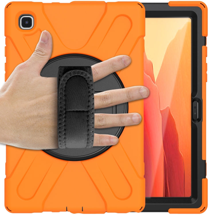 Shockproof Colorful Silicone + PC Protective Case with Holder & Shoulder Strap & Hand Strap & Screen Protector, For Samsung Galaxy Tab A7 10.4 2020 T500 / T505, For Samsung Galaxy Tab A 8.4 2020 T307U
